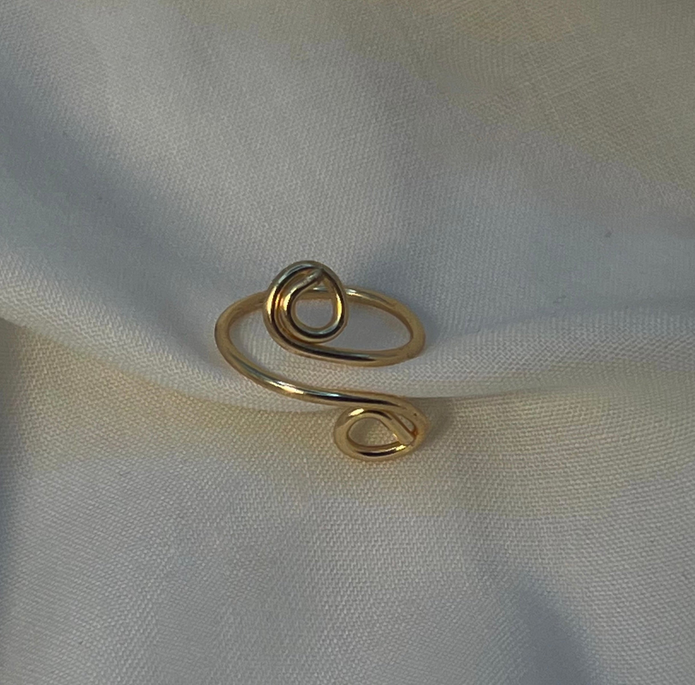 Swirl Toe Ring