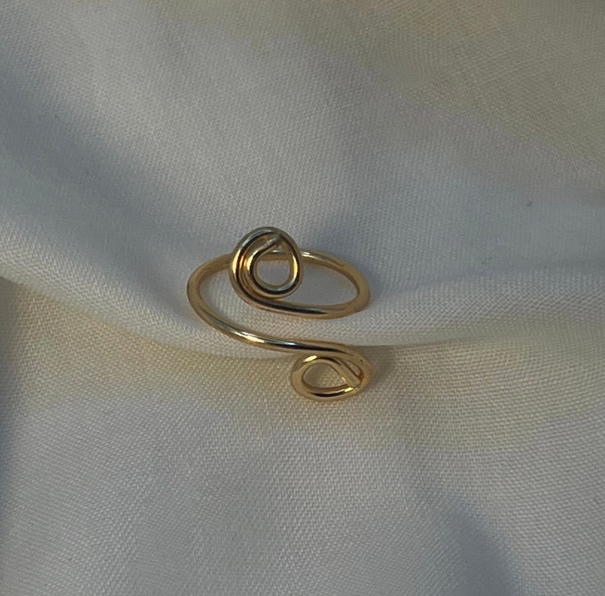 Swirl Toe Ring