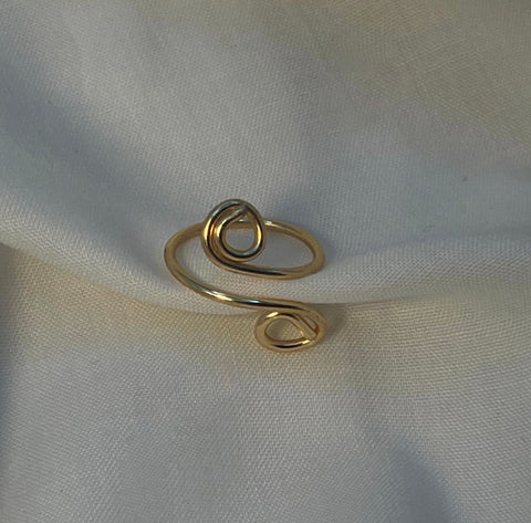 Swirl Toe Ring