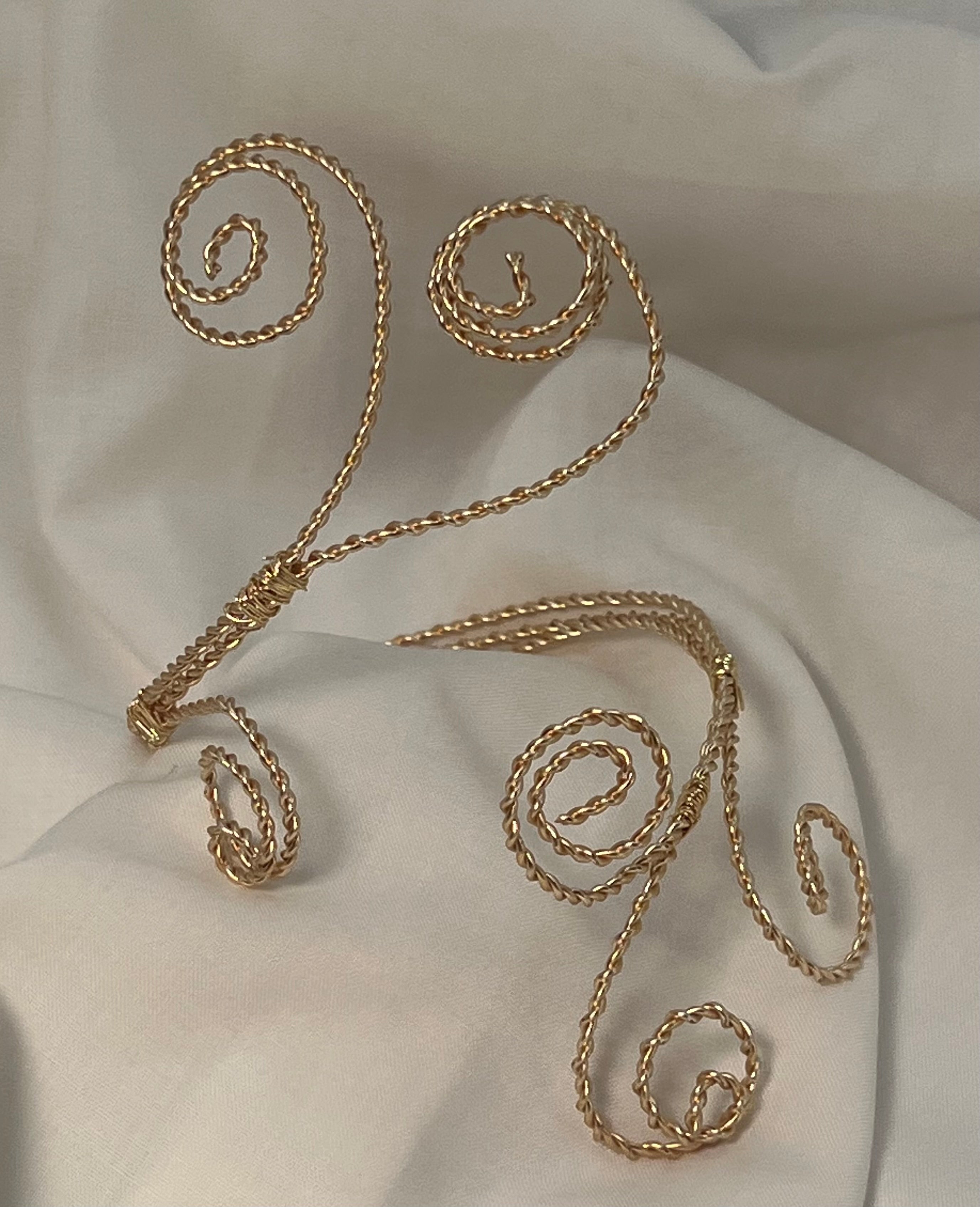 Golden Swirl Armband