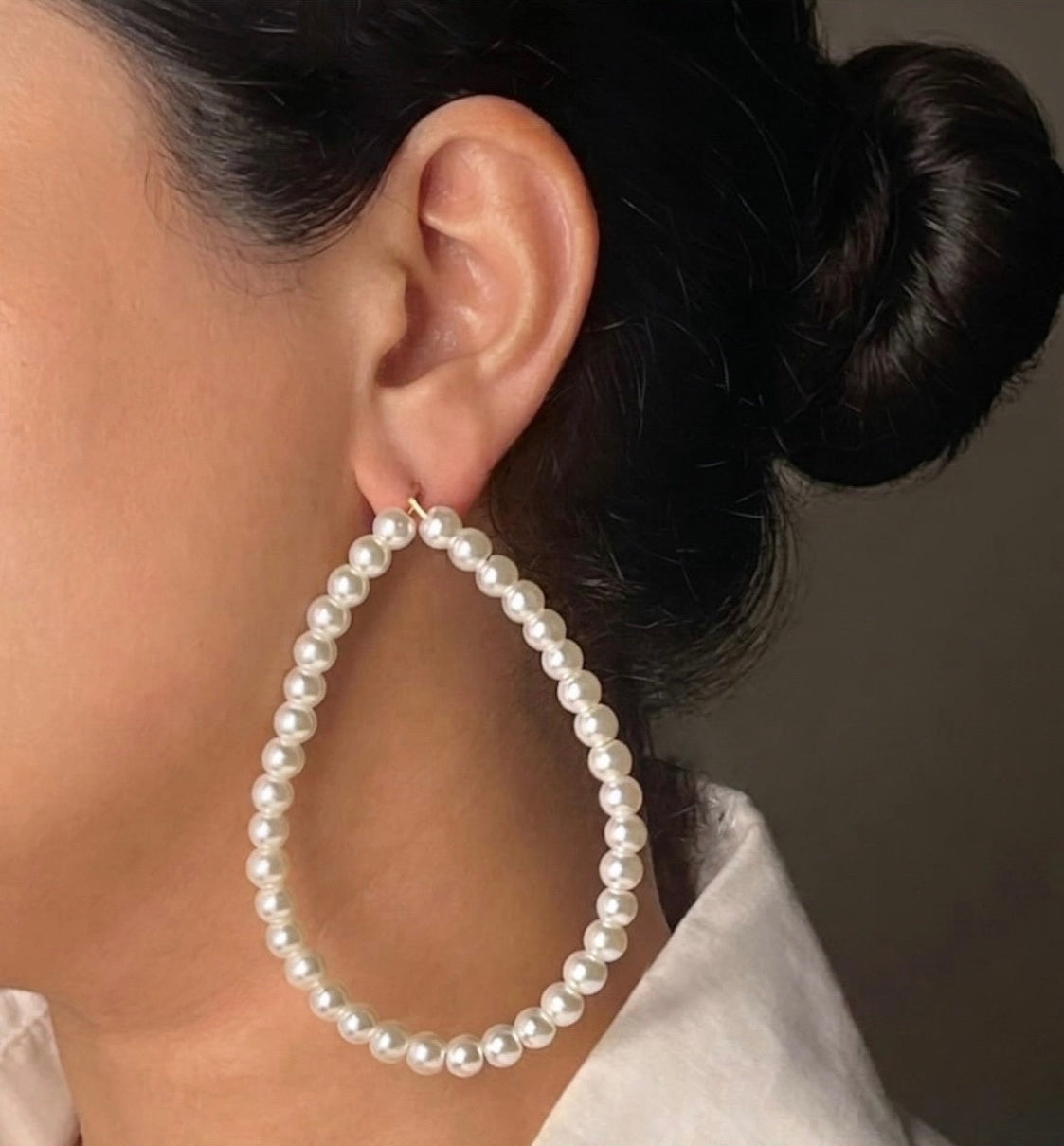 Drop Pearl Earrings