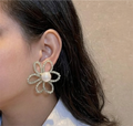 Beaded Floral Studs