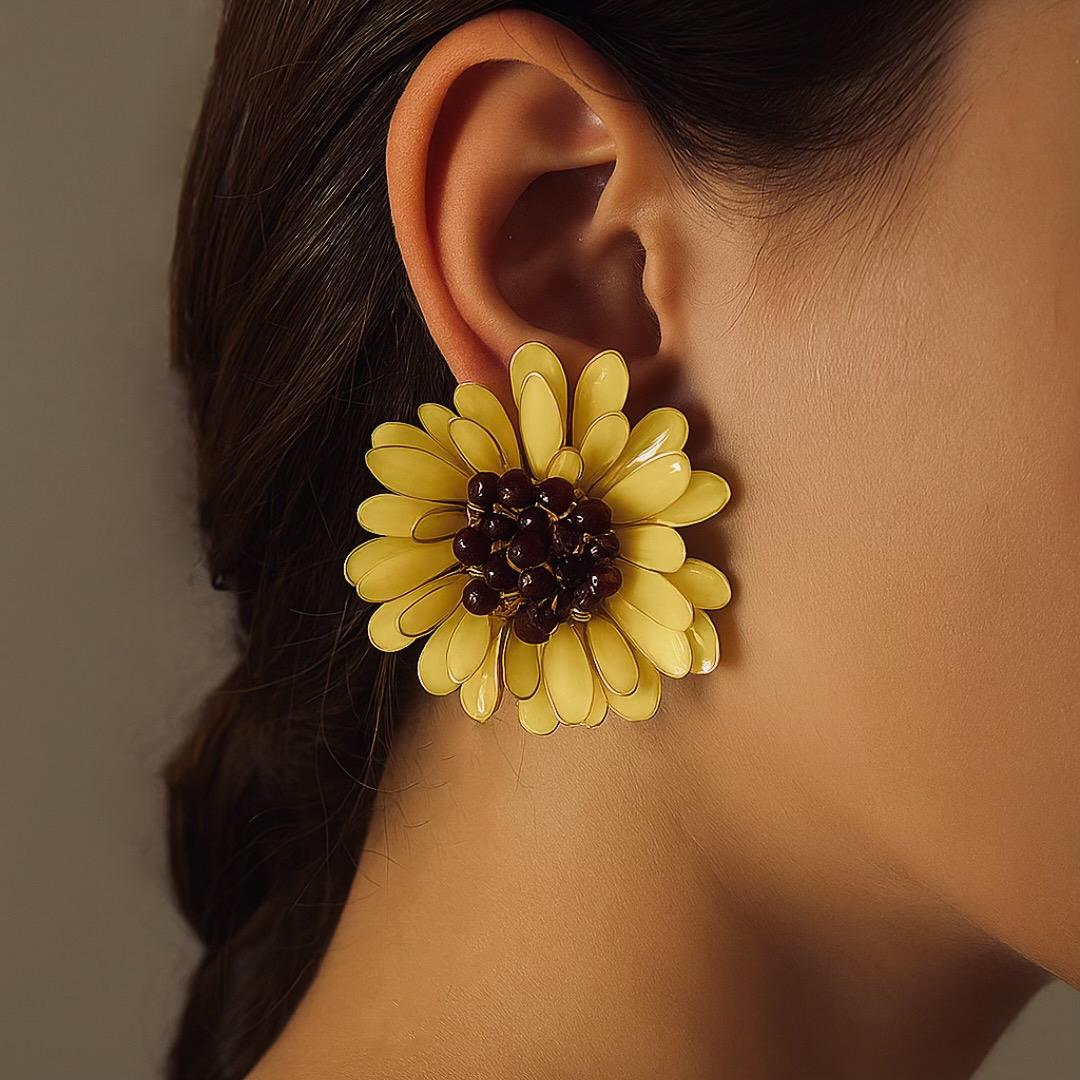 Sunflower Earrings