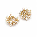 Twisted Pearl Wire Earrings