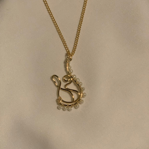 Calligraphy Ami Necklace