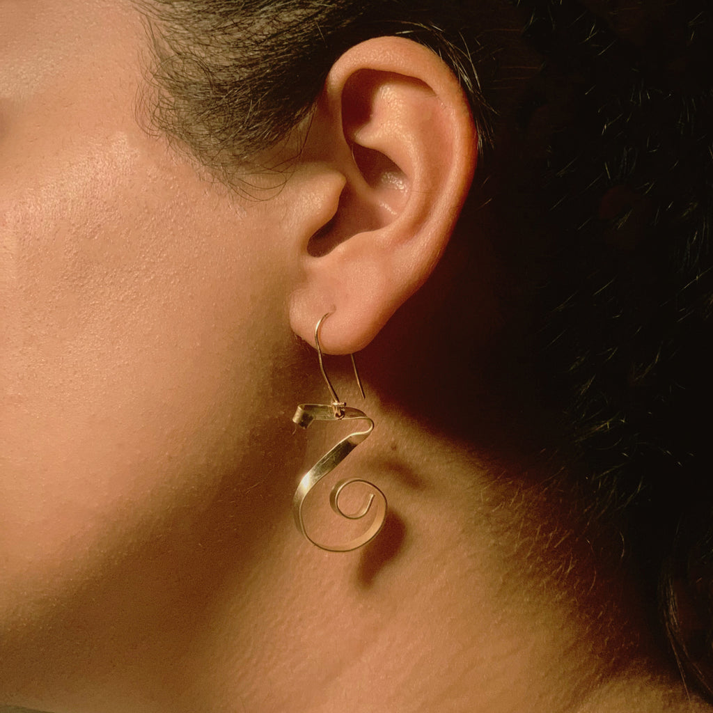 Urdu Letter Earrings