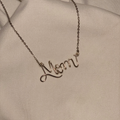 Wire Mom Necklace