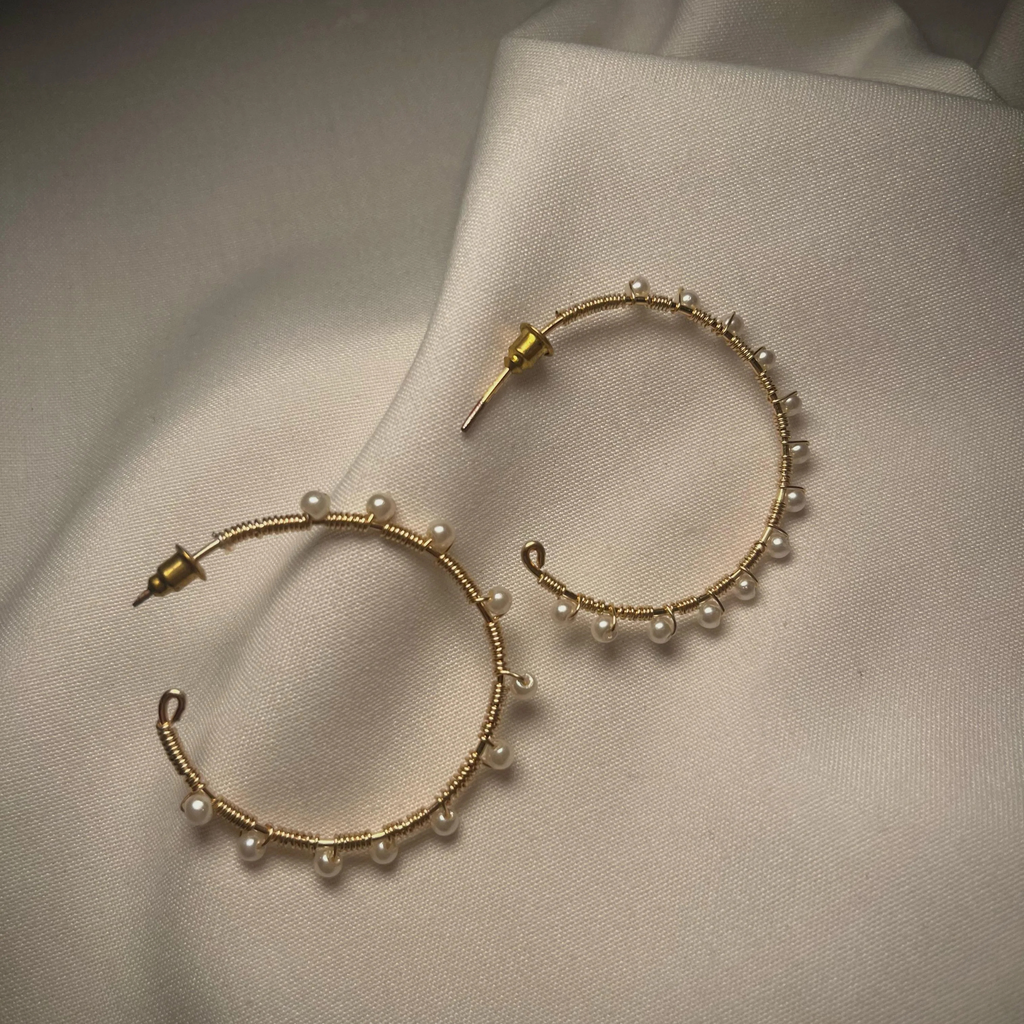 Pearl Hoops