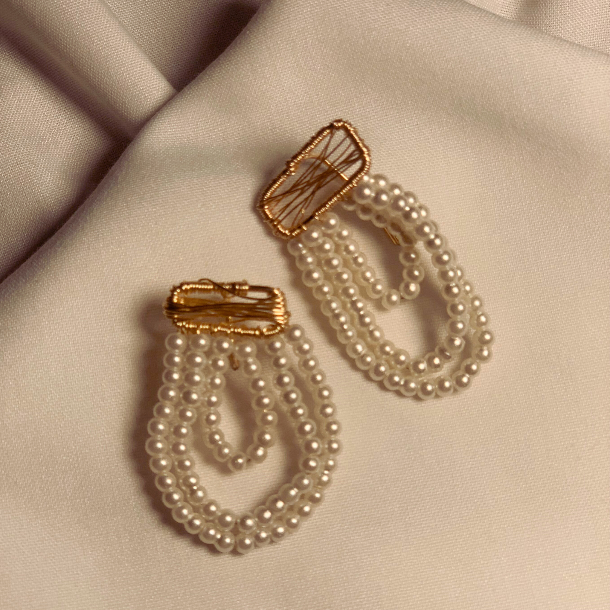 Pearl Swing Earrings